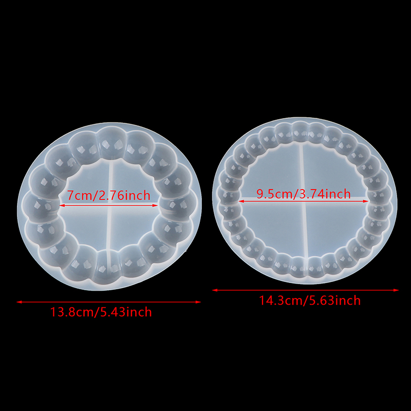 Coaster Mold Round - Plate Storage Coaster Mold DIY Cement