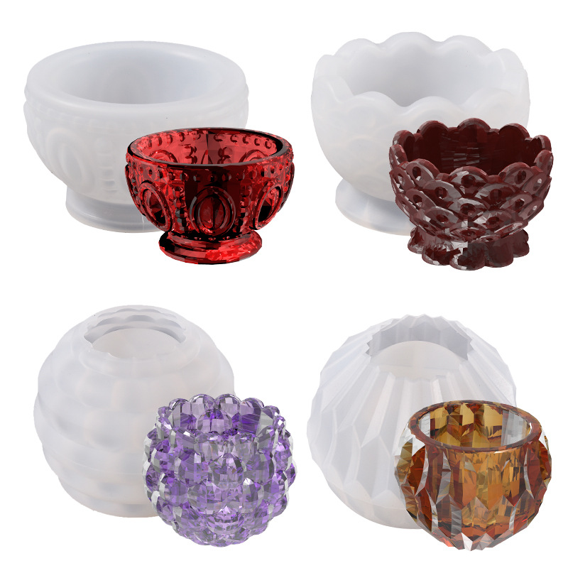 Round Storage Box Gypsum Silic - Coaster Mold Round ulasan dan harga