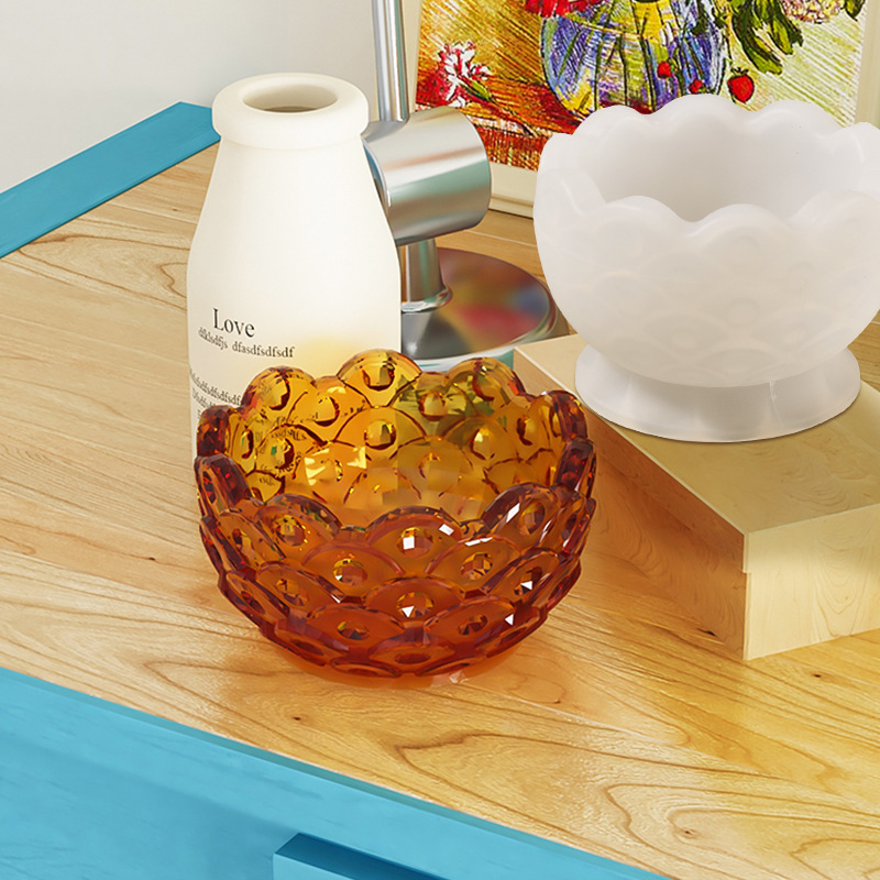 Round Storage Box Gypsum Silic - Coaster Mold Round ulasan dan harga