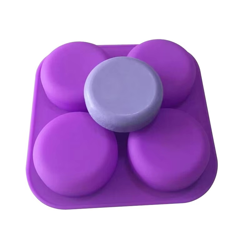 1-2 PCS 4 Cavity Reusable Roun - Coaster Mold Round ulasan dan harga