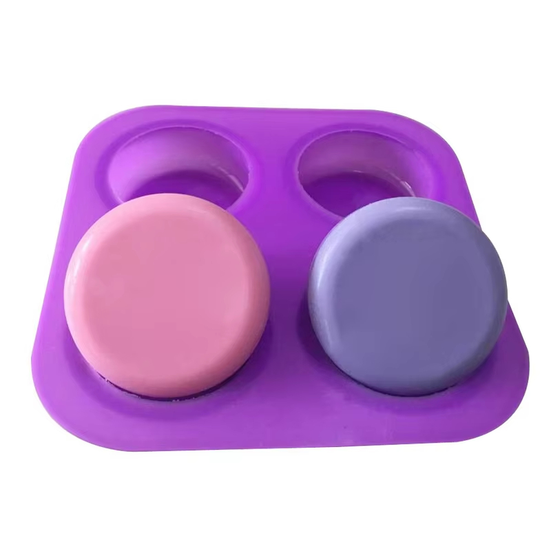1-2 PCS 4 Cavity Reusable Roun - Coaster Mold Round ulasan dan harga