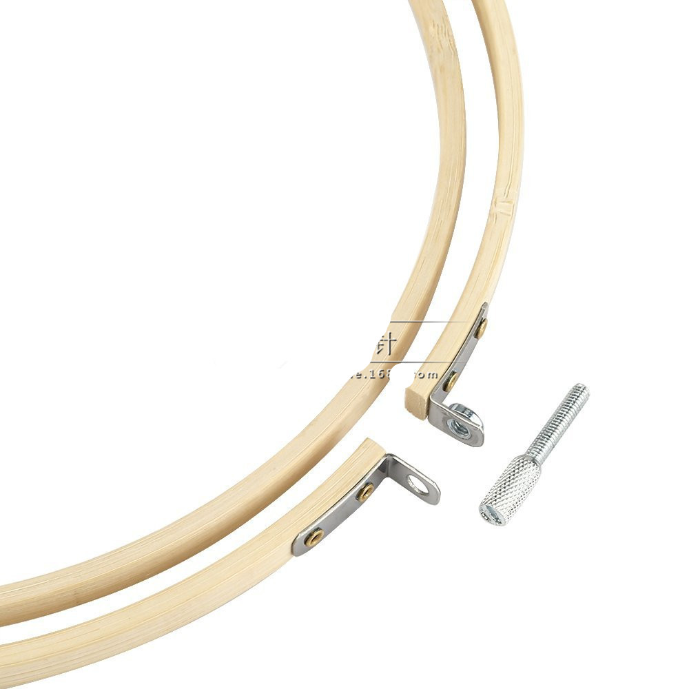 30cm DIY Embroidery Hoop Tool  - Wood Ring Blank ulasan dan harga