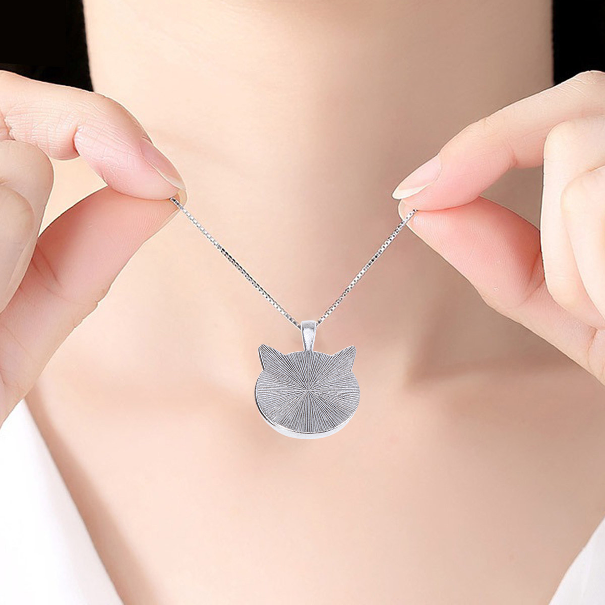 10Pcs Cat Ear Bezel Pendant Tr - Resin Craft Kit ulasan dan harga