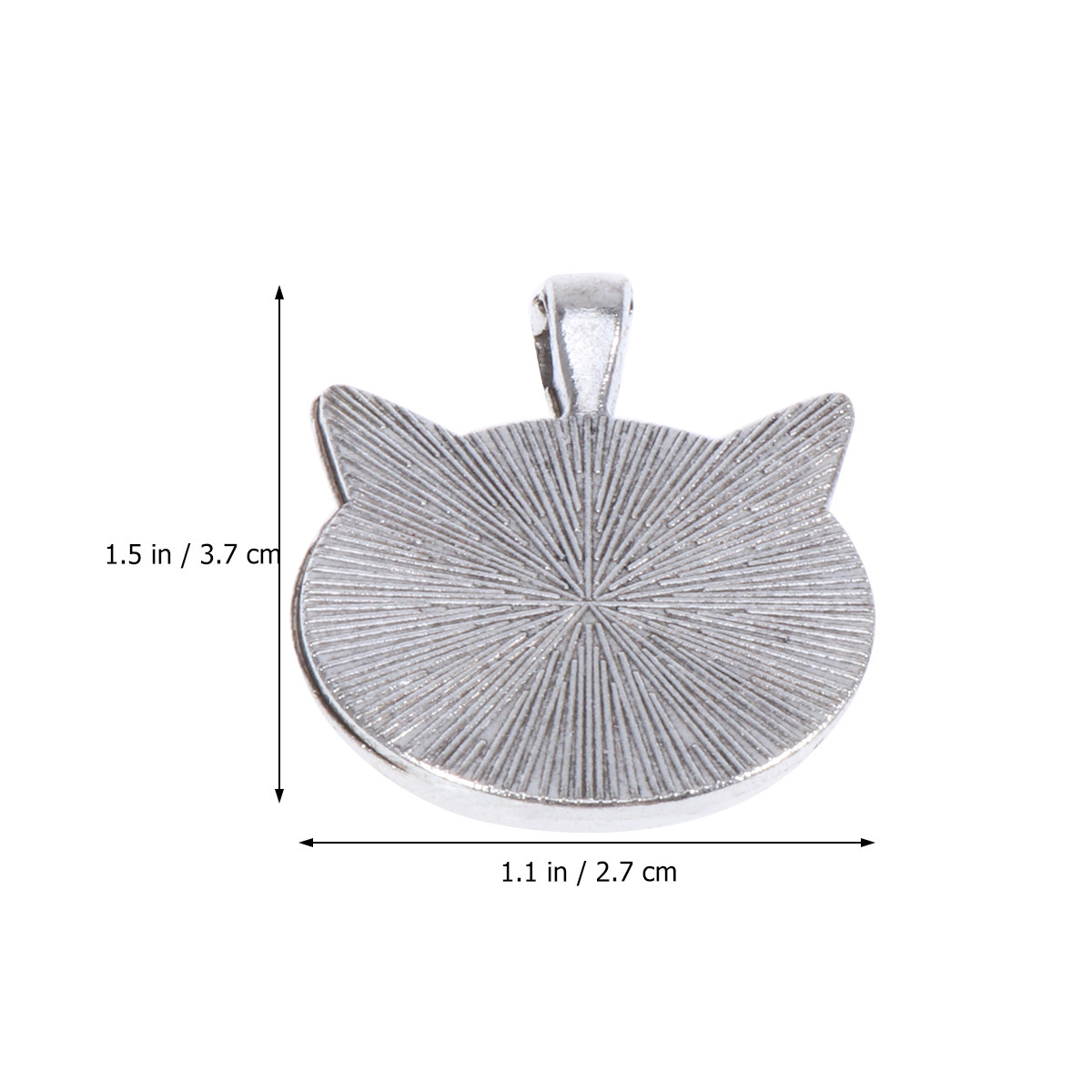 10Pcs Cat Ear Bezel Pendant Tr - Resin Craft Kit ulasan dan harga