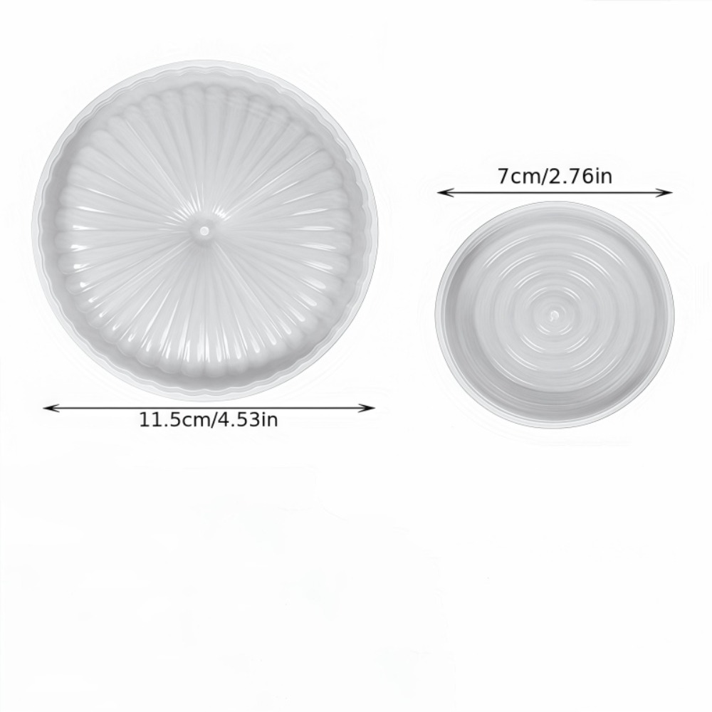2pcs Round Incense Burner Sili - Coaster Mold Round ulasan dan harga