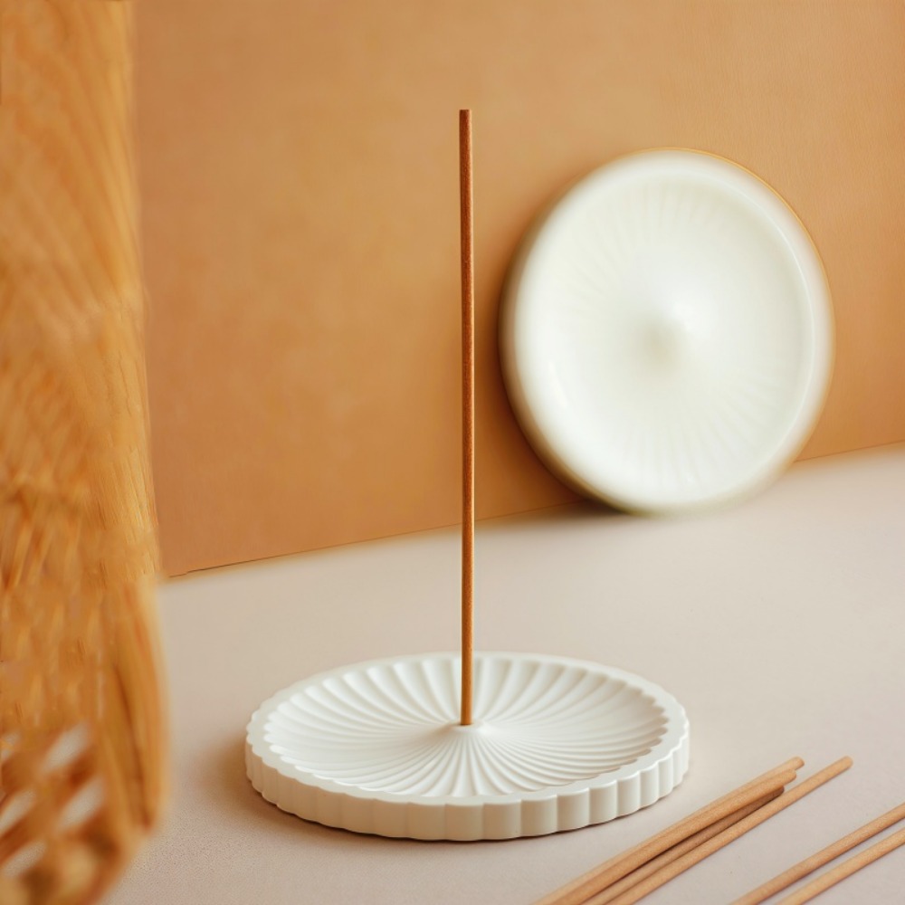 2pcs Round Incense Burner Sili - Coaster Mold Round ulasan dan harga