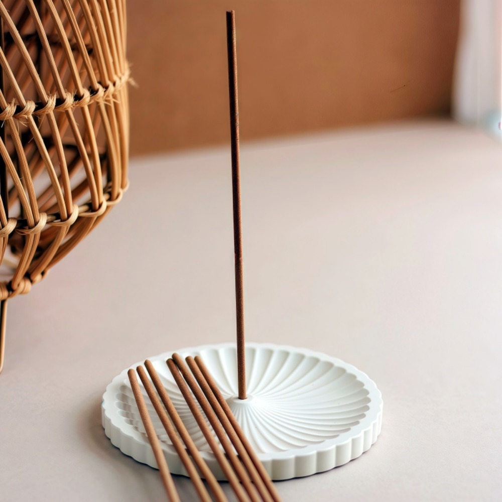 2pcs Round Incense Burner Sili - Coaster Mold Round ulasan dan harga