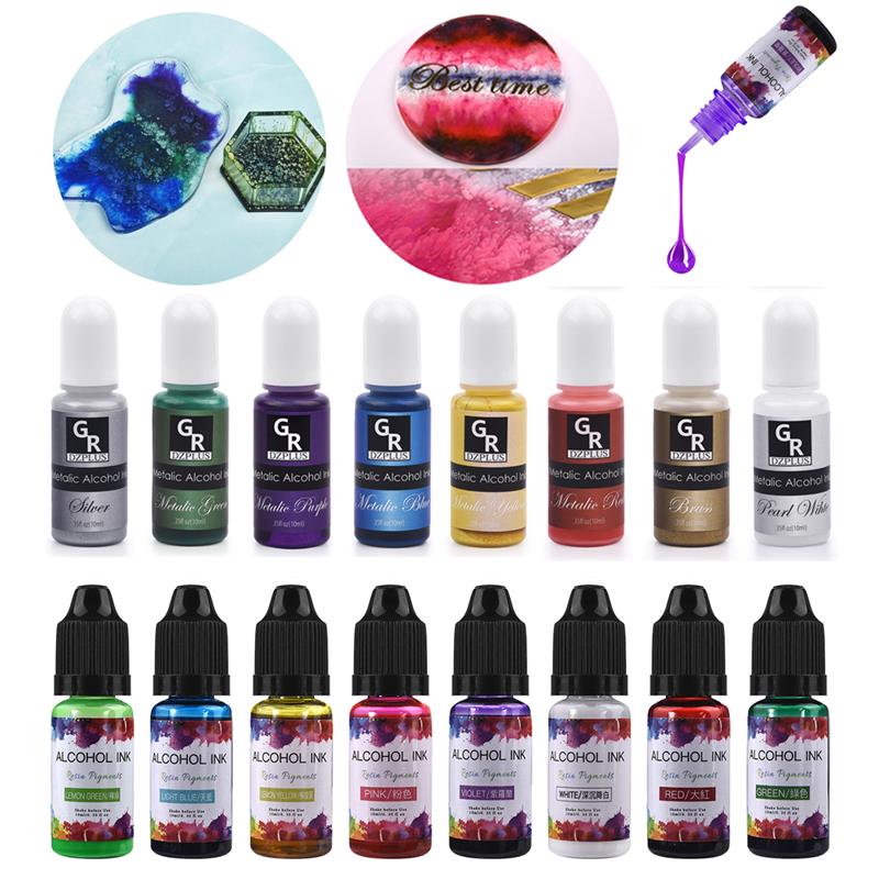 10ml/15ml Art Ink Alcohol Resi - Resin Dye Alcohol ulasan dan harga