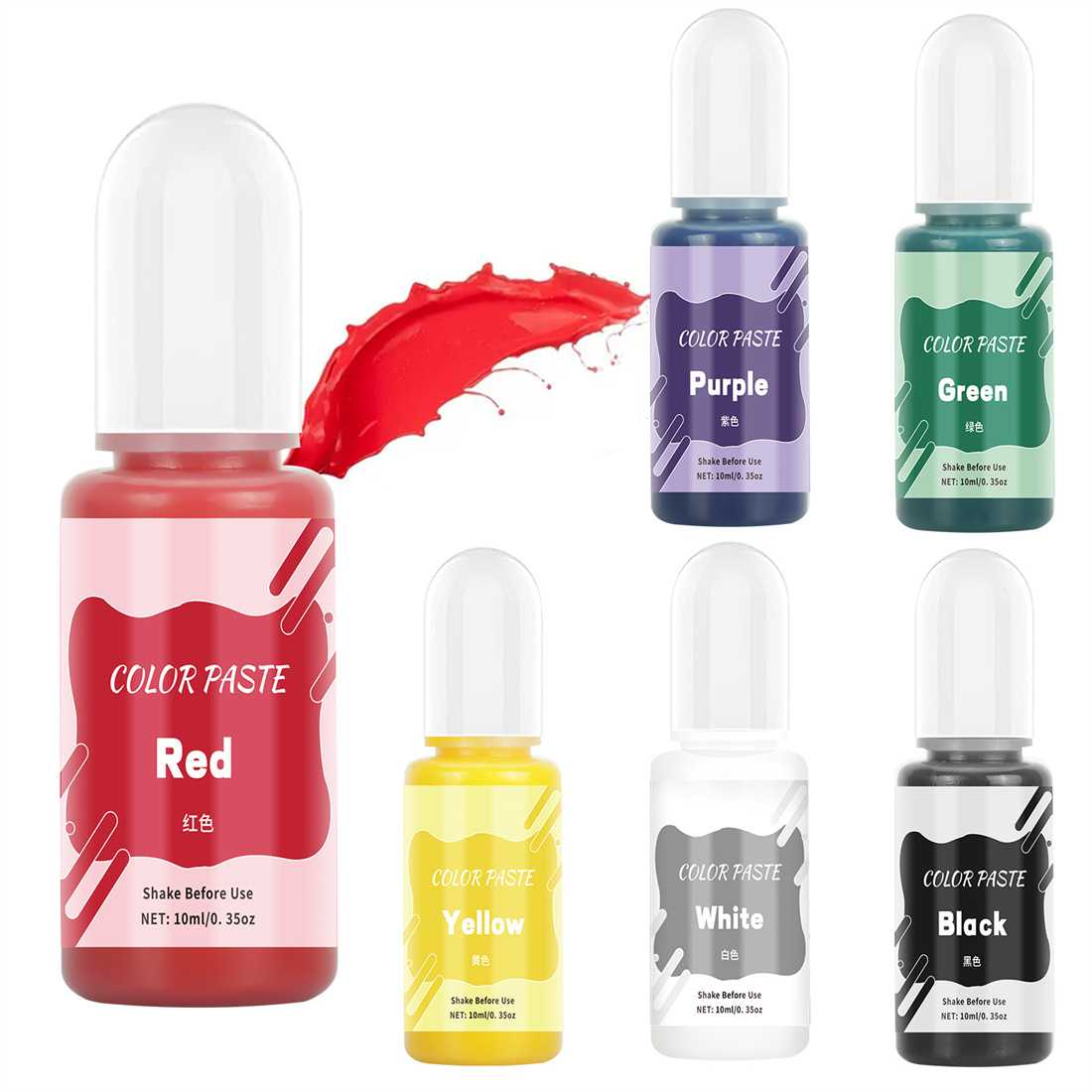 10ml Solid Color Paste High Co - Resin Pigment Set ulasan dan harga